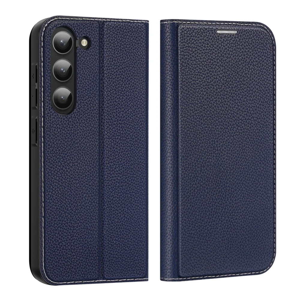Dux Ducis Skin X2 case Samsung Galaxy S23+ flip case wallet stand blueeng