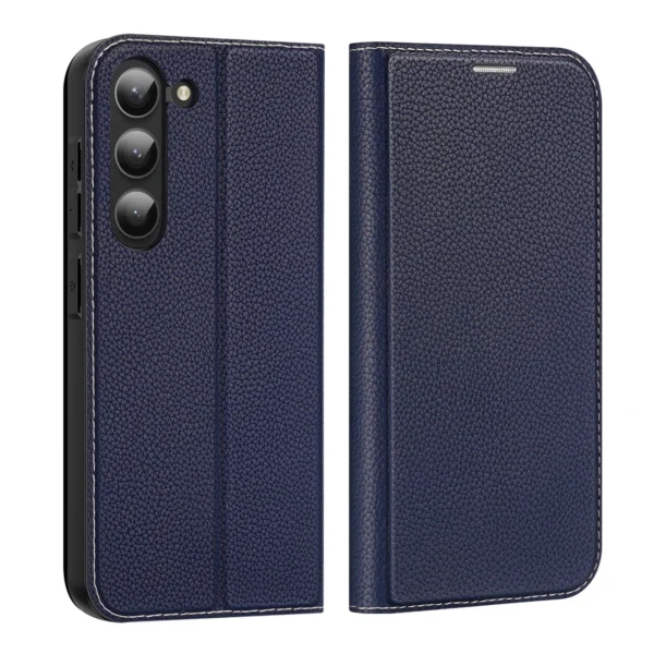 Dux Ducis Skin X2 case Samsung Galaxy S23+ flip case wallet stand blueeng