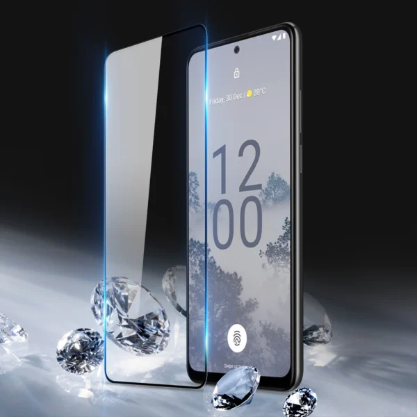 Dux Ducis 10D Tempered Glass Nokia X30 9H tempered glass with black frameeng