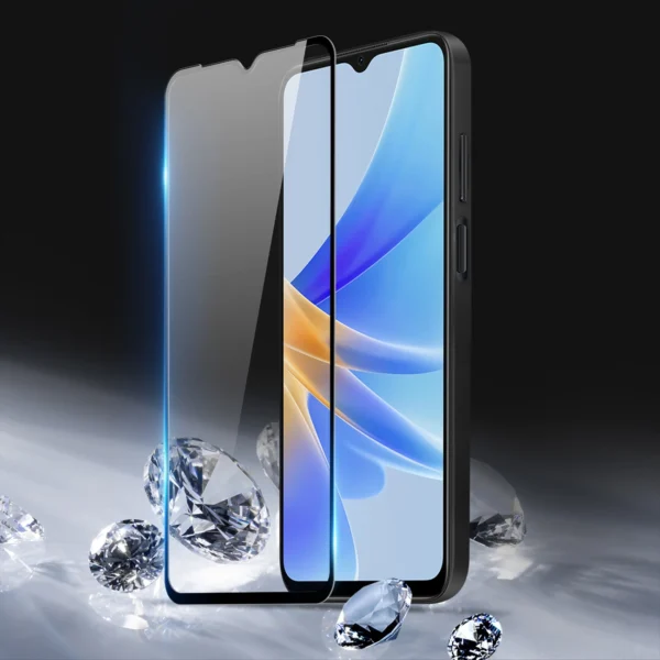 Dux Ducis 9D Tempered Glass Oppo A17 9H tempered glass with black frameeng