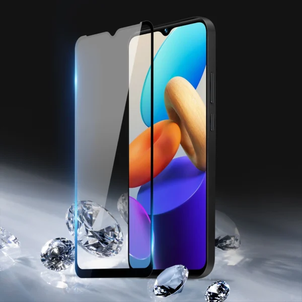Dux Ducis 9D Tempered Glass Vivo Y35 / Vivo Y22 / Vivo Y22s 9H Tempered Glass with Black Frameeng