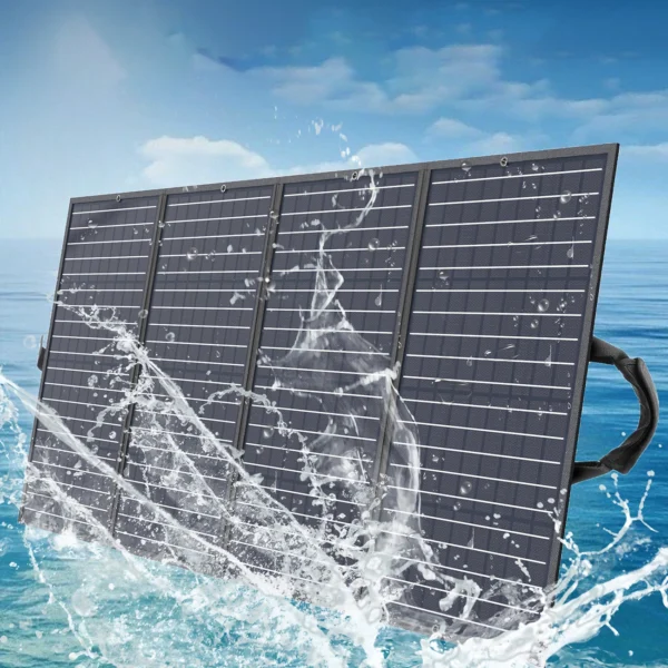 Choetech SC010 solar tourist charger, foldable, 160W - blackeng