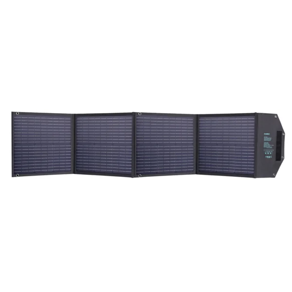 Choetech SC009-V2 solar foldable charger 100W USB-C / 2x USB-A PD QC - blackeng