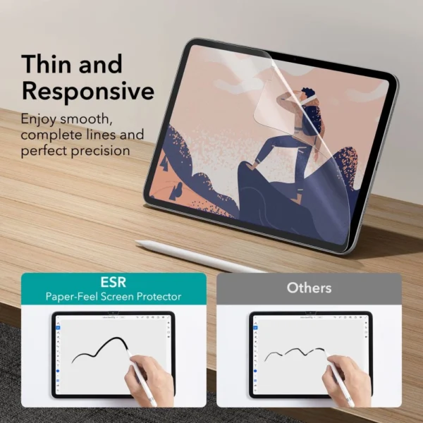 PROTECTIVE FILM ESR PAPER FEEL 2-PACK IPAD 10.9 2022 MATTE CLEAReng