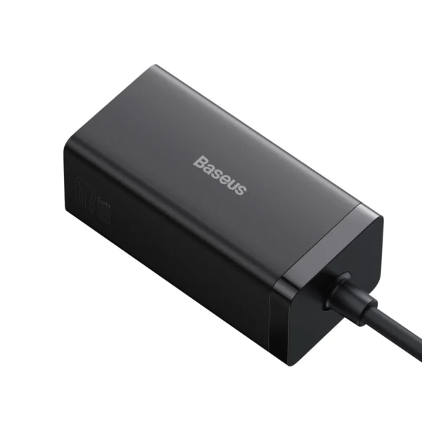 Baseus fast charger GaN5 Pro HUB HDMI 2 x USB-C / USB-A / HDMI 4K 30Hz 1.5m black + USB-C cable - USB-C 100W 40Gb/s (USB4) 1m (CCGP110201)eng