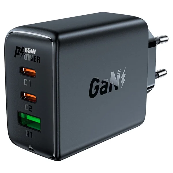 Acefast fast charger GaN (2x USB-C / USB-A) PPS / PD / QC4+ 65W white (A41)eng