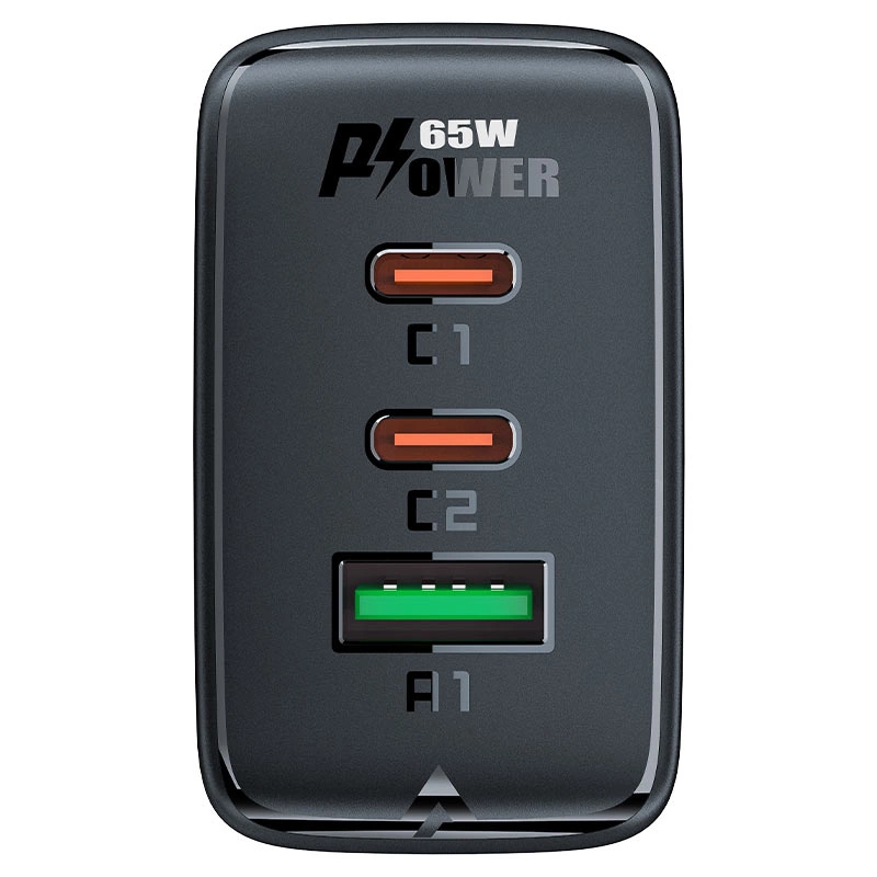 Acefast fast charger GaN (2x USB-C / USB-A) PPS / PD / QC4+ 65W white (A41)eng