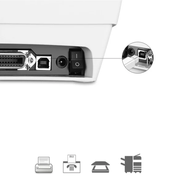 Ugreen printer cable USB-C - USB-B 480Mb/s 1m white (US241)eng