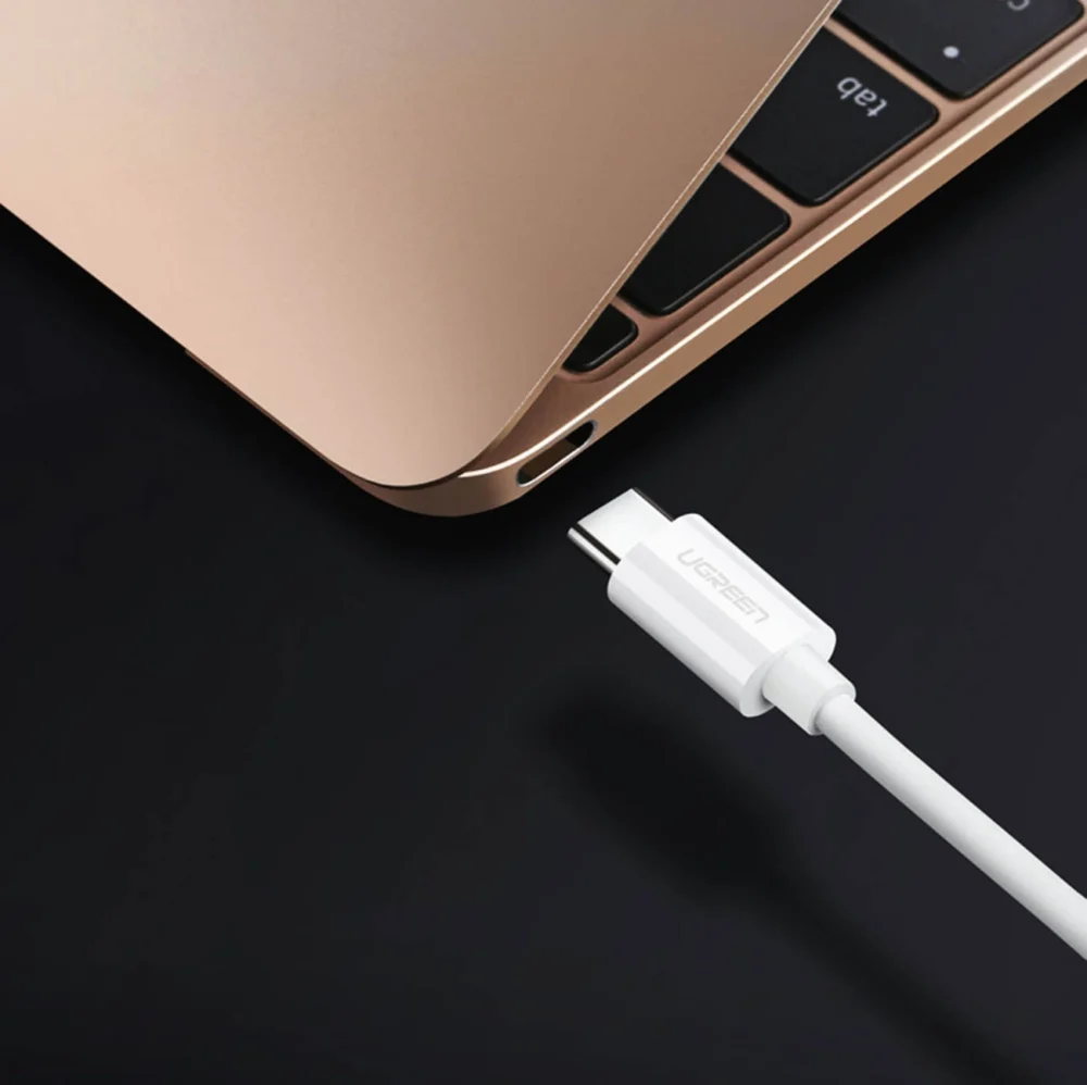 Ugreen printer cable USB-C - USB-B 480Mb/s 1m white (US241)eng