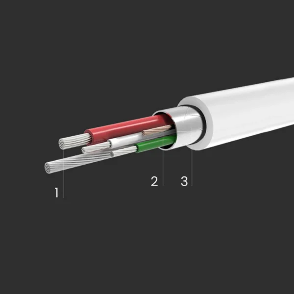 Ugreen printer cable USB-C - USB-B 480Mb/s 1m white (US241)eng