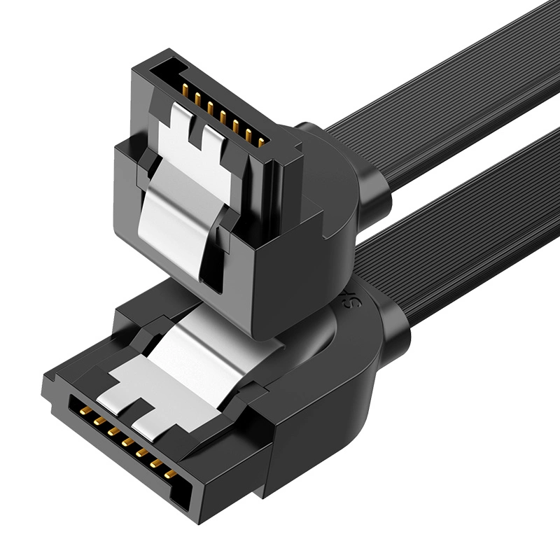 Ugreen angle SATA 3.0 cable 0.5m black (US217)eng