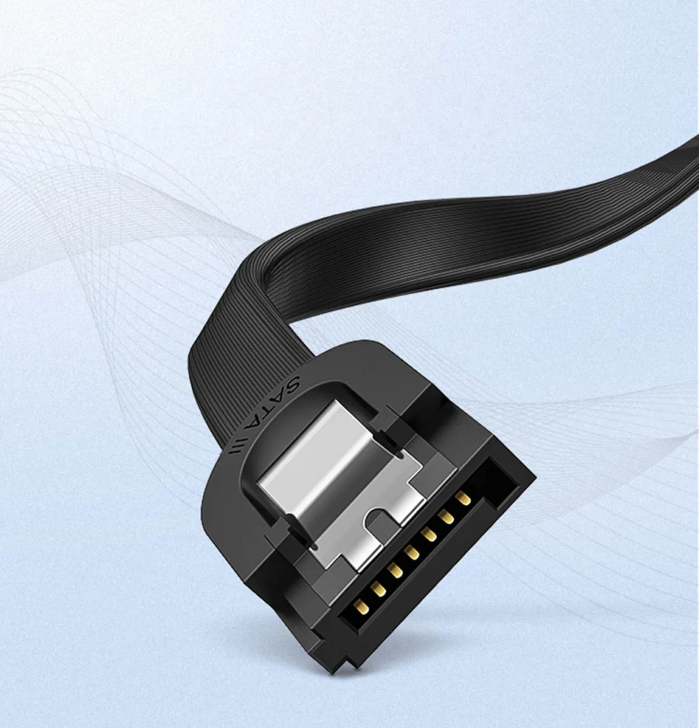 Ugreen angle SATA 3.0 cable 0.5m black (US217)eng