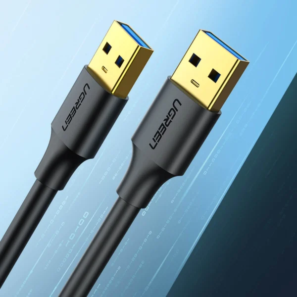Ugreen US128 10369 USB-A 3.0 / USB-A 3.0 5Gb/s 0.5m cable - blackeng