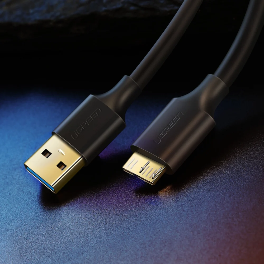 Ugreen US130 10843 USB-A 3.0 - micro USB-B cable 2m - blackeng