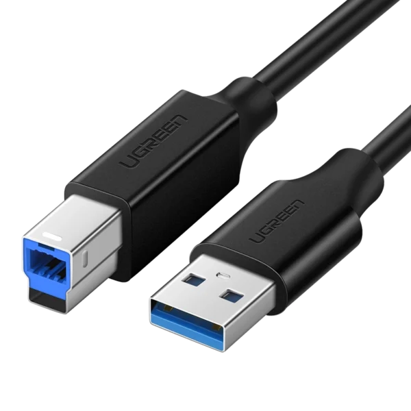 Ugreen US210 10372 Printer Cable USB-A 3.0 / USB-B 5Gbps 2m - Blackeng