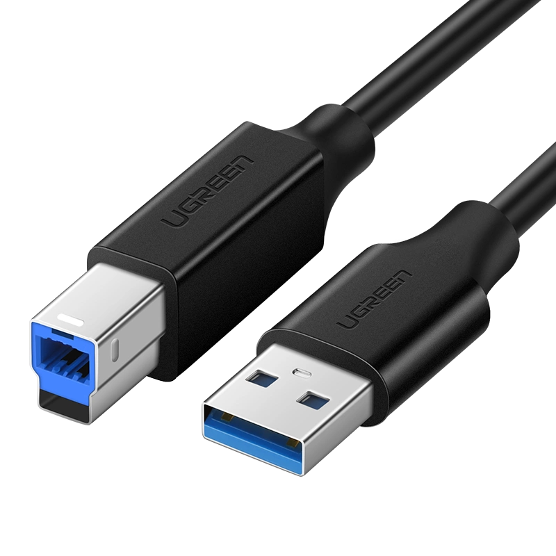 Ugreen US210 10372 Printer Cable USB-A 3.0 / USB-B 5Gbps 2m - Blackeng