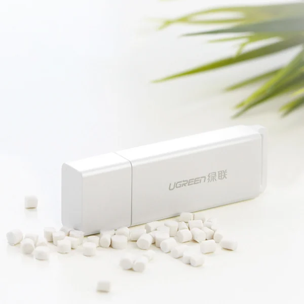 Ugreen portable TF/SD card reader for USB 3.0 white (CM104)eng