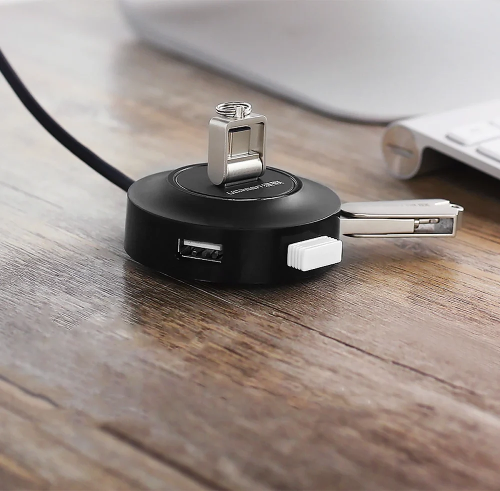 Ugreen HUB USB2.0 4x USB-A 480Mbps 1m white (CR106)eng