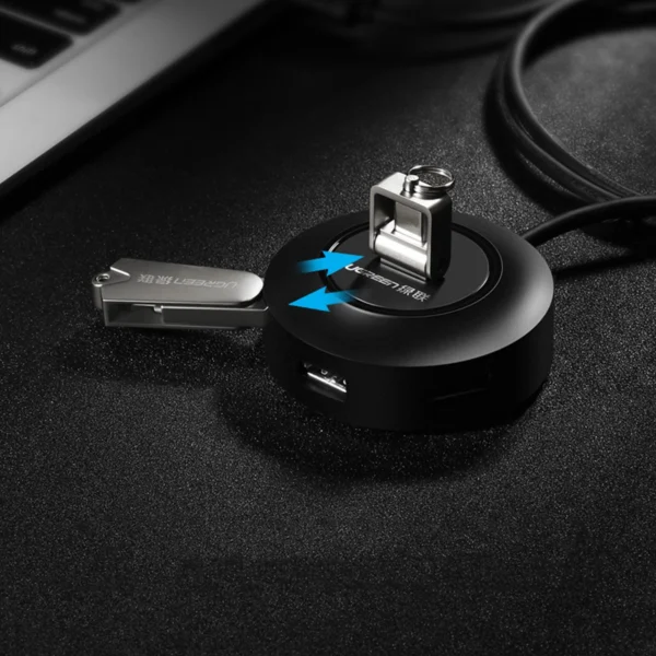 Ugreen HUB USB2.0 4x USB-A 480Mbps 1m white (CR106)eng