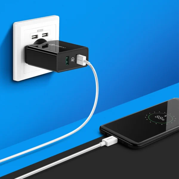 Ugreen charger 2xUSB-A 36W QC3.0 black (CD161)eng
