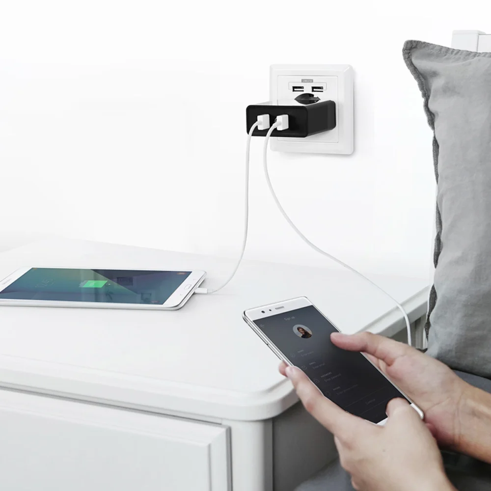 Ugreen charger 2xUSB-A 36W QC3.0 black (CD161)eng