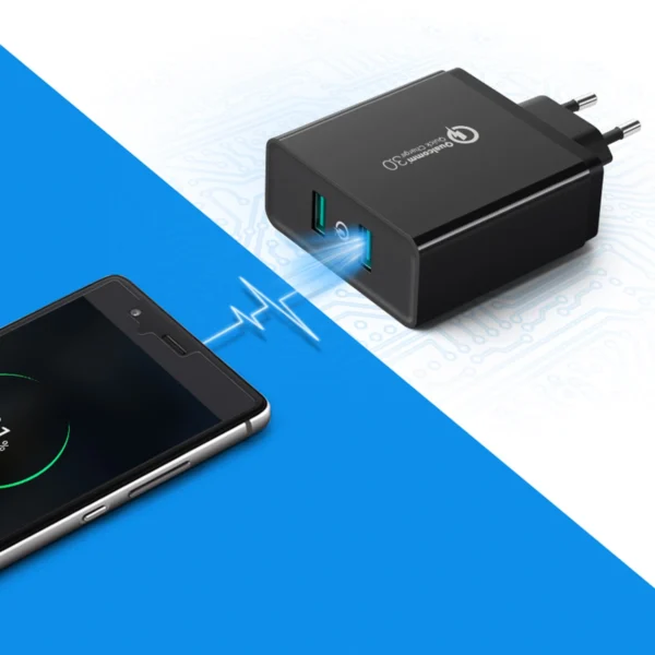 Ugreen charger 2xUSB-A 36W QC3.0 black (CD161)eng