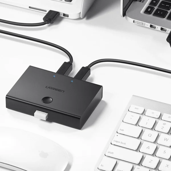 Ugreen switch switch 2xUSB-B - USB-A black (30345)eng