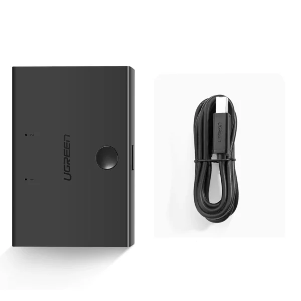 Ugreen switch switch 2xUSB-B - USB-A black (30345)eng