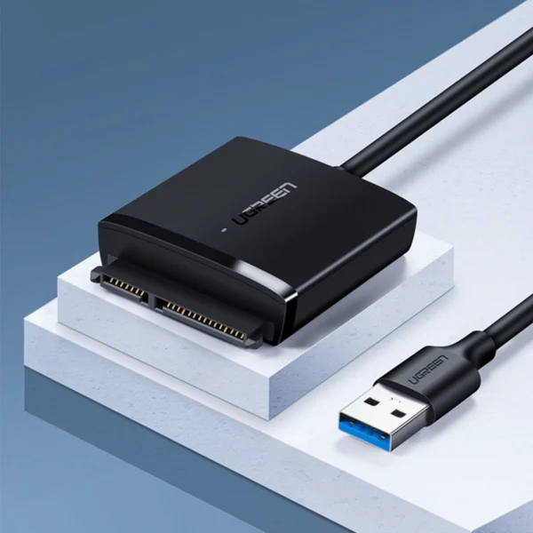 Ugreen USB3.0 adapter for 2.5'' / 3.5'' SATA disk black (CM257)eng