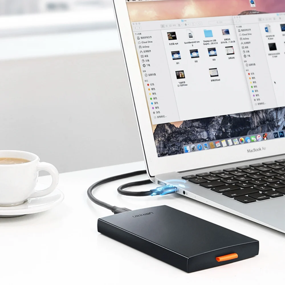 Ugreen SSD/HDD 2.5'' USB 3.0 SATA Black (CM237)eng