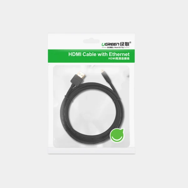 Ugreen cable Micro HDMI - HDMI cable 3m black (HD127)eng
