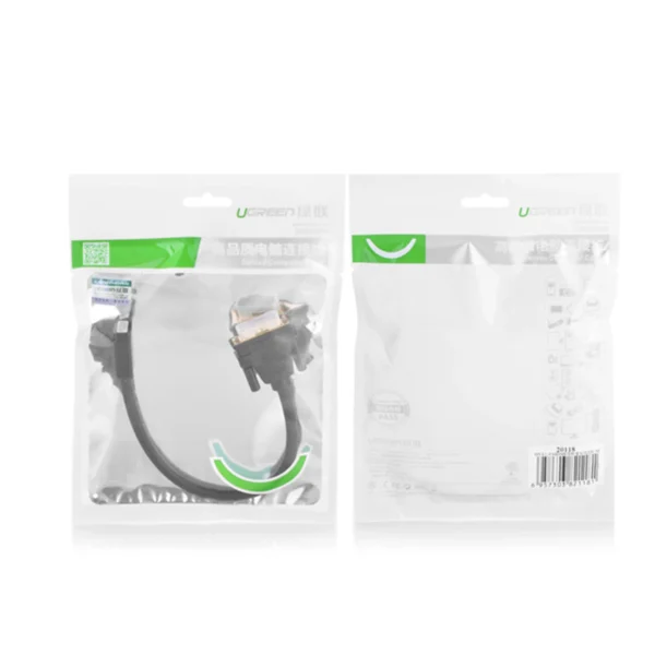 Ugreen cable adapter cable DVI (male) - HDMI (female) 0.15m black (20118)eng