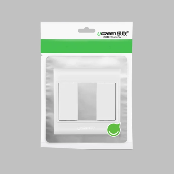 Ugreen HDMI wall frame (Socket 86) white (20316)eng