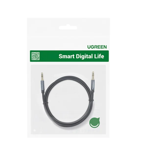 Ugreen AUX audio cable straight minijack 3.5 mm 1m blue (AV112)eng
