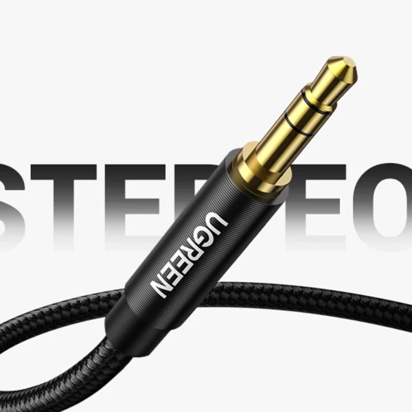 Ugreen AUX audio cable straight minijack 3.5 mm 1.5 m blue (AV112)eng