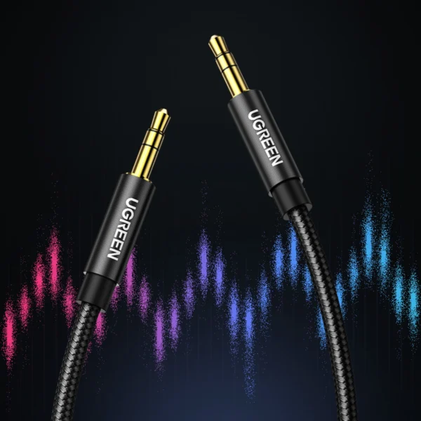 Ugreen audio cable AUX straight minijack 3.5 mm 5m blue (AV112)eng