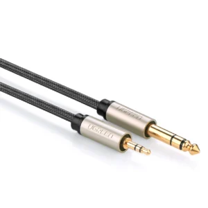 Ugreen AV127 10625 audio TRS cable mini jack 3.5mm / jack 6.35mm 1m - grayeng