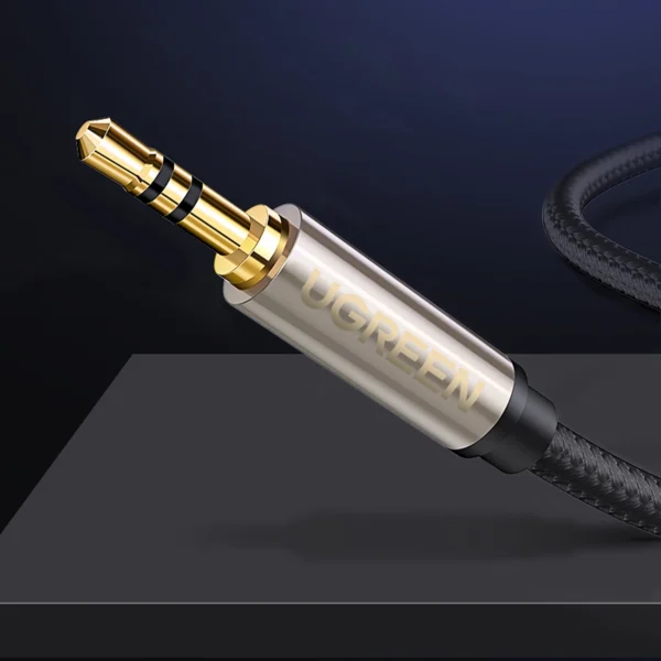 Ugreen AV127 10625 audio TRS cable mini jack 3.5mm / jack 6.35mm 1m - grayeng