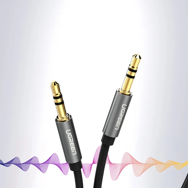 Ugreen AV119 10733 audio cable mini jack 3.5mm / mini jack 3.5mm 1m - blackeng