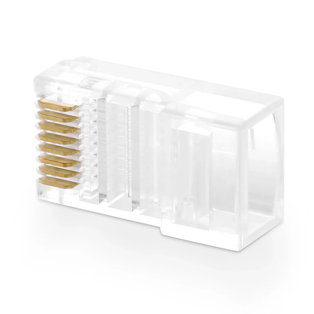 Ugreen 100x plug end RJ45 8P8C (UTP Cat. 5 / Cat. 5e) transparent (NW110)eng