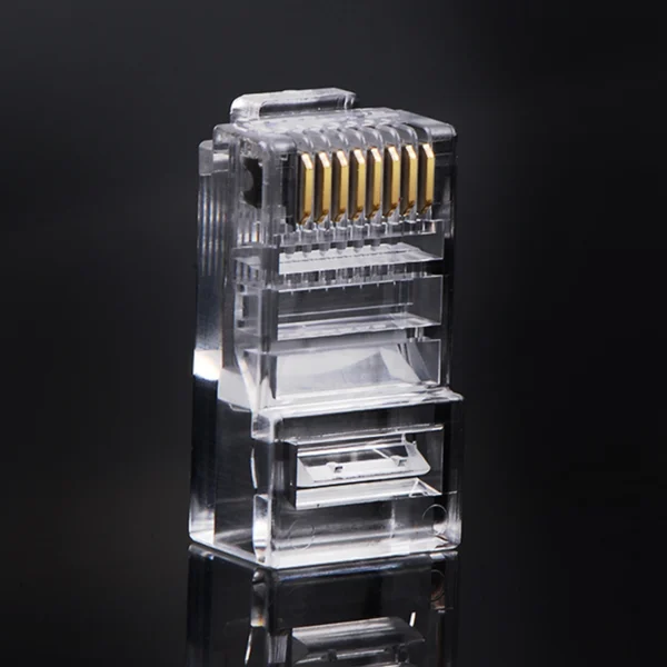 Ugreen 100x plug end RJ45 8P8C (UTP Cat. 5 / Cat. 5e) transparent (NW110)eng