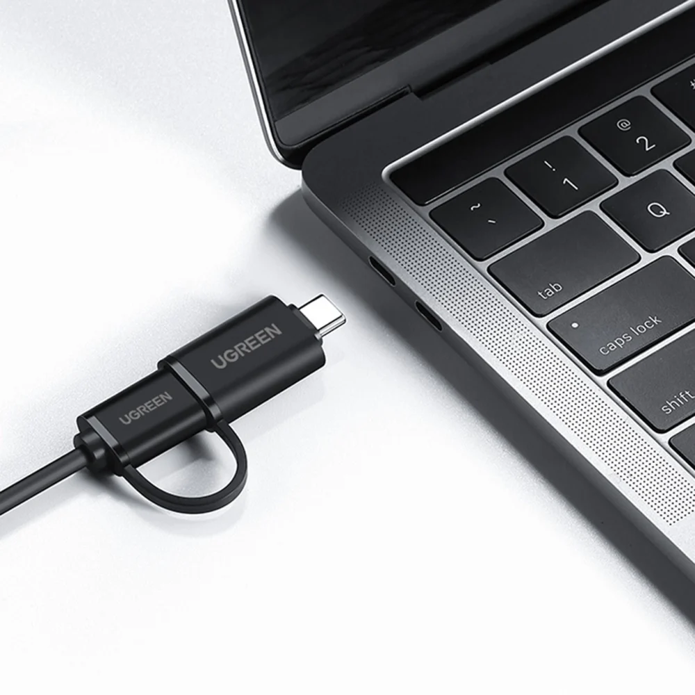 Ugreen HUB 4in1 USB-C - 4xUSB 3.0 5Gb/s 1m black (CR113)eng