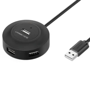 Ugreen HUB 4in1 USB-A - 4xUSB-A 2.0 480Mb/s 1m black (CR106)eng