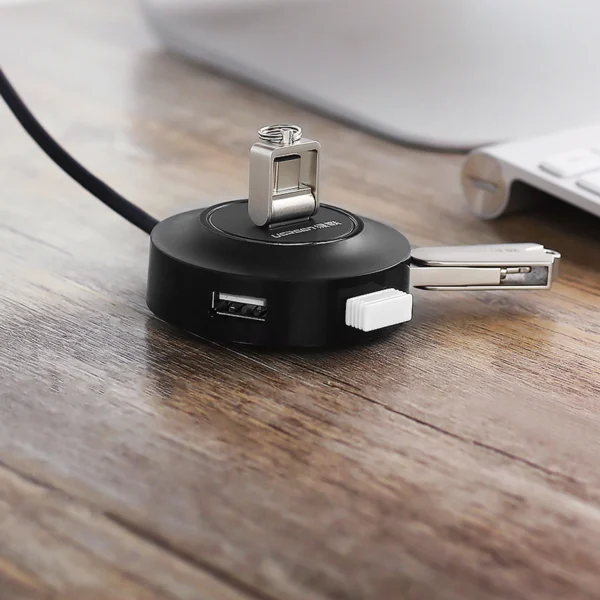 Ugreen HUB 4in1 USB-A - 4xUSB-A 2.0 480Mb/s 1m black (CR106)eng