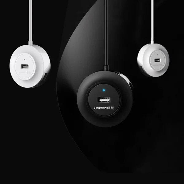 Ugreen HUB 4in1 USB-A - 4xUSB-A 2.0 480Mb/s 1m black (CR106)eng