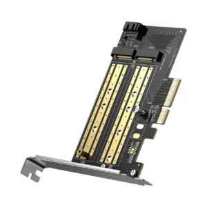 Ugreen expansion card adapter PCIe 3.0 x4 to SSD M.2 M-Key / M.2 B-Key black (CM302)eng