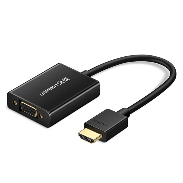 Ugreen HDMI (male) - VGA (female) adapter cable black (MM102)eng