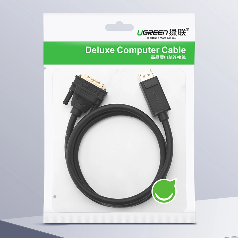 Ugreen cable DisplayPort - DVI cable 2m black (DP103)eng