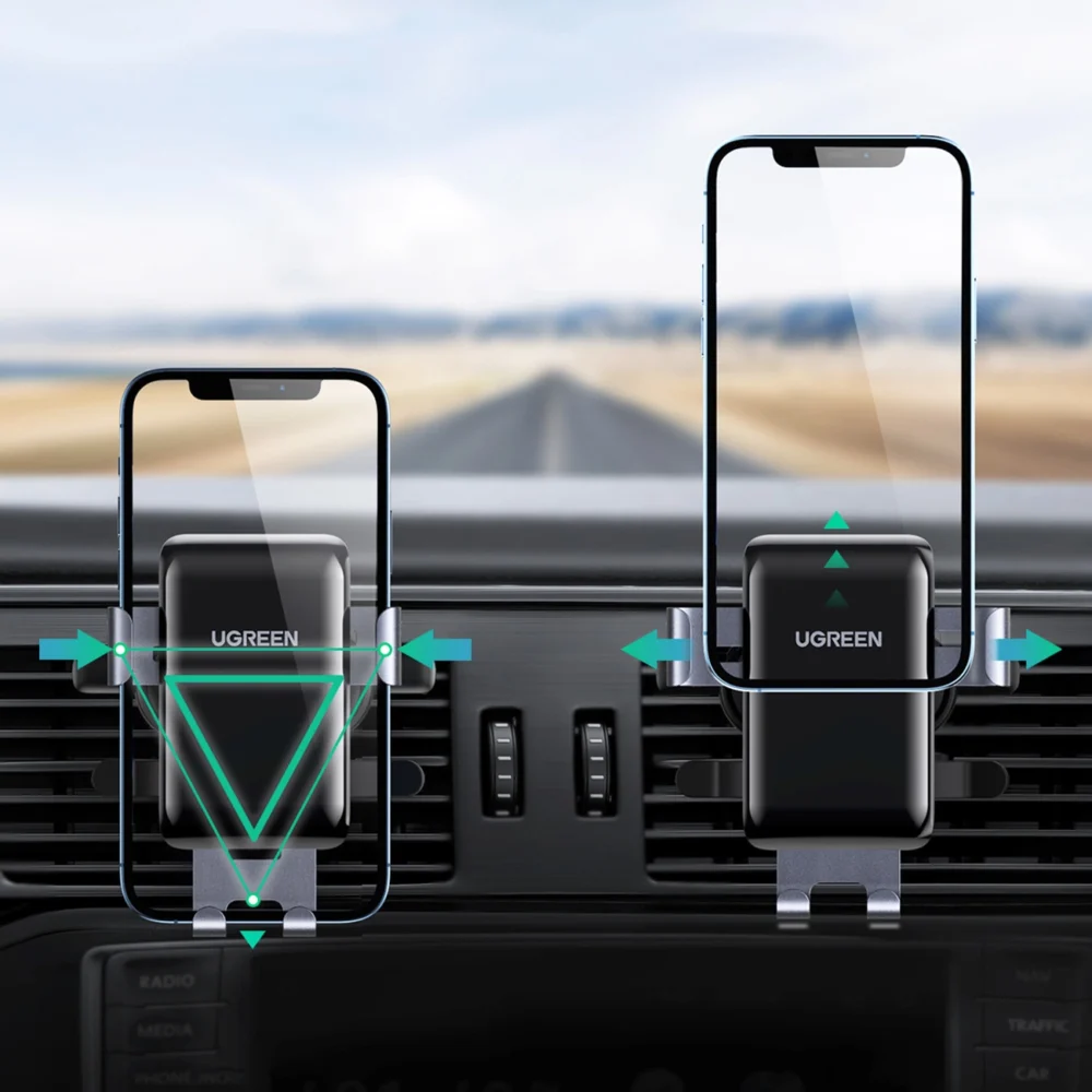 Car Phone Holder - Round Grid Ugreen LP274 - Grayeng