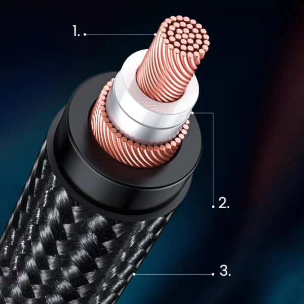 Ugreen audio cable 3.5mm mini jack (male) - XLR (female) 1m black (AV182)eng